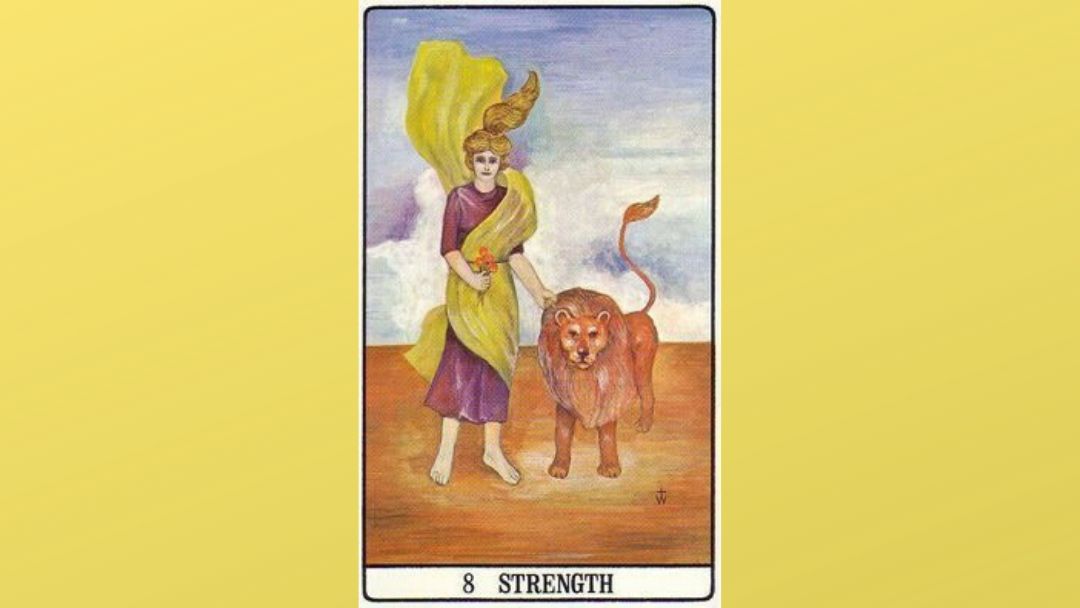 8 Strength – Golden Dawn