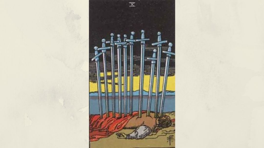 10 of Swords – Rider-Waite