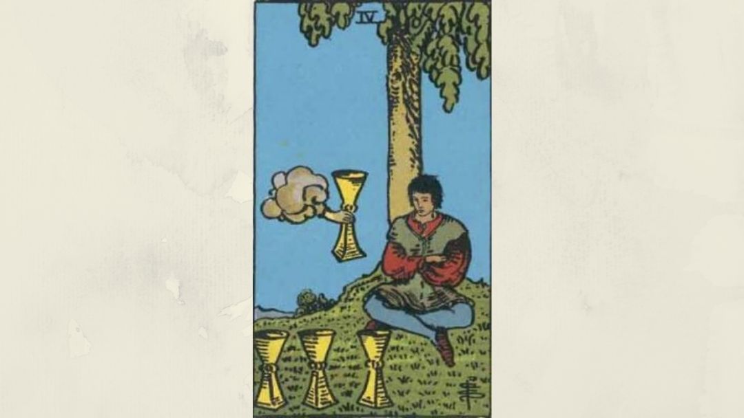 4 of Cups – Rider-Waite