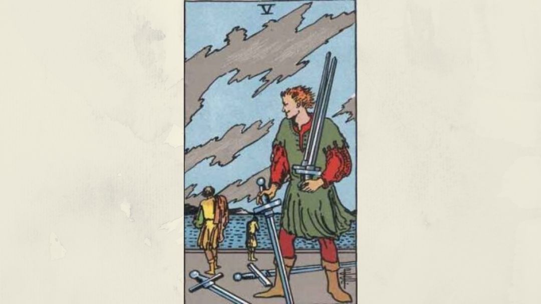 5 of Swords – Rider-Waite