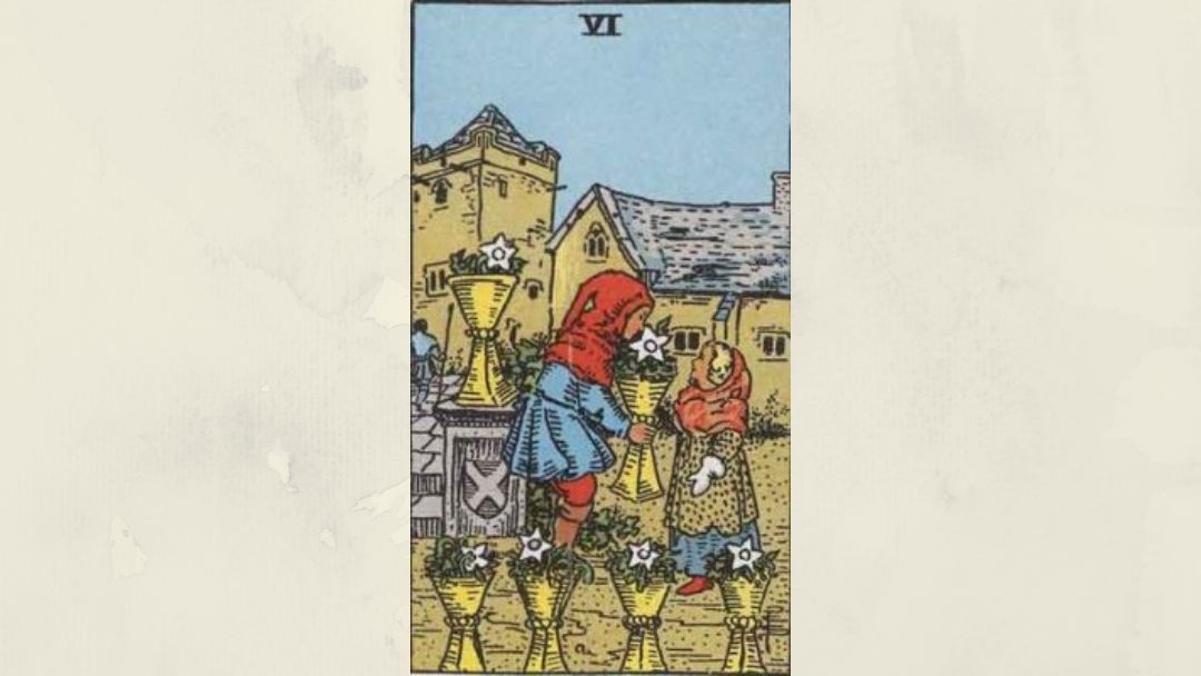 6 of Cups – Rider-Waite