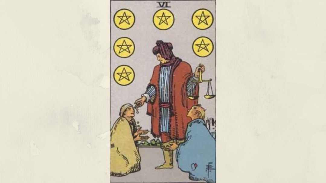 6 of Pentacles – Rider-Waite