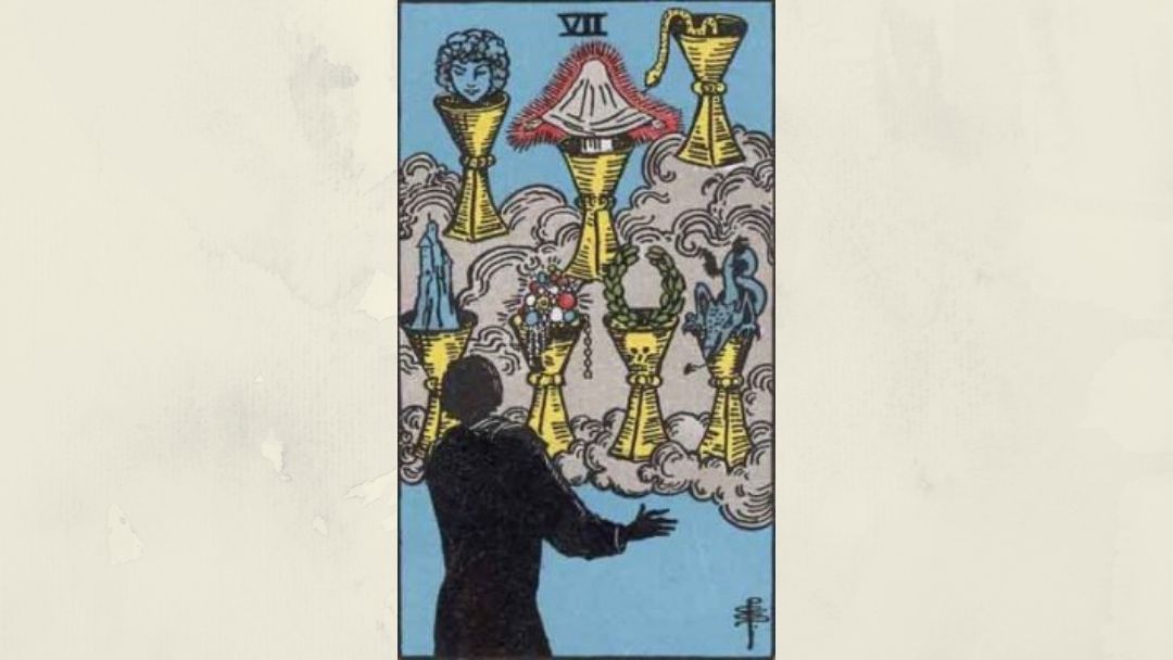 7 of Cups – Rider-Waite