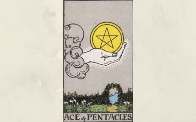 Ace of Pentacles – Rider-Waite