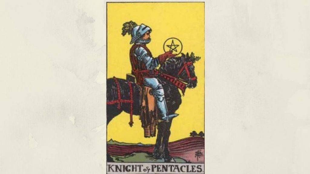 Knight of Pentacles - Rider-Waite Court Card