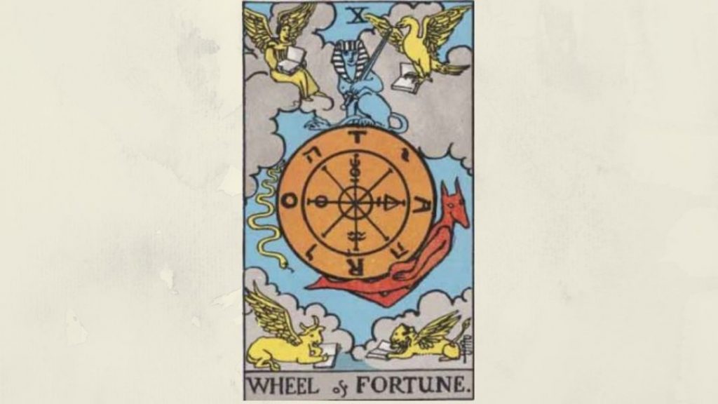 10 Wheel of Fortune - Rider-Waite Major Arcana