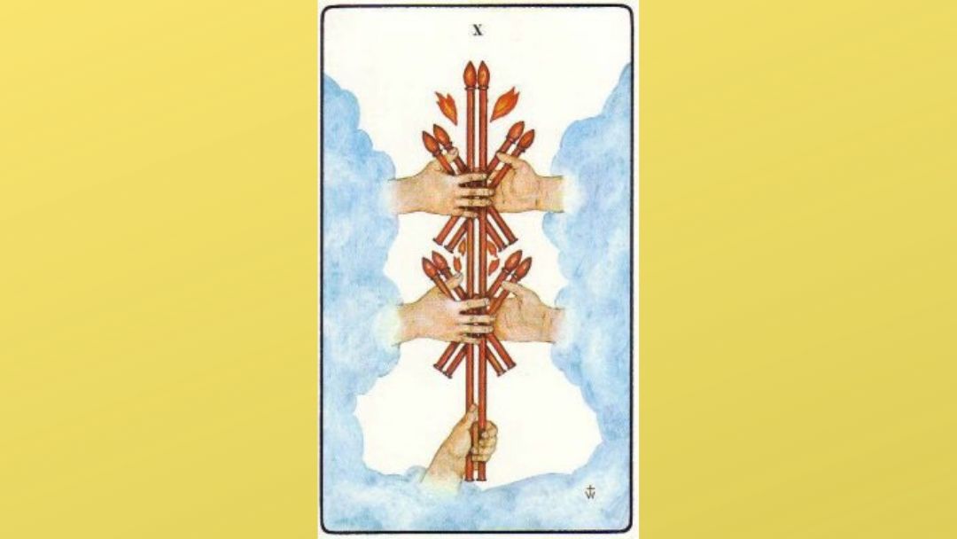 Lord of Oppression – 10 of Wands – Golden Dawn