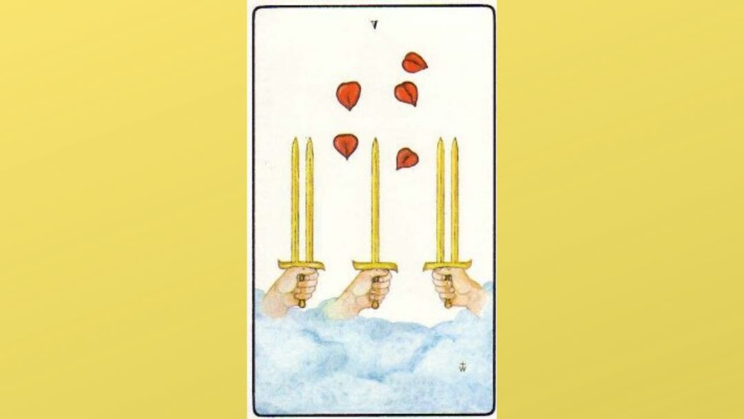 Lord of Defeat – 5 of Swords – Golden Dawn