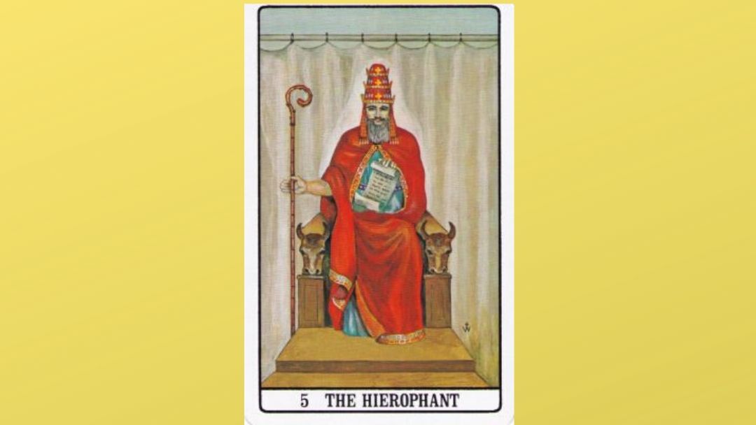 5 The Hierophant – Golden Dawn